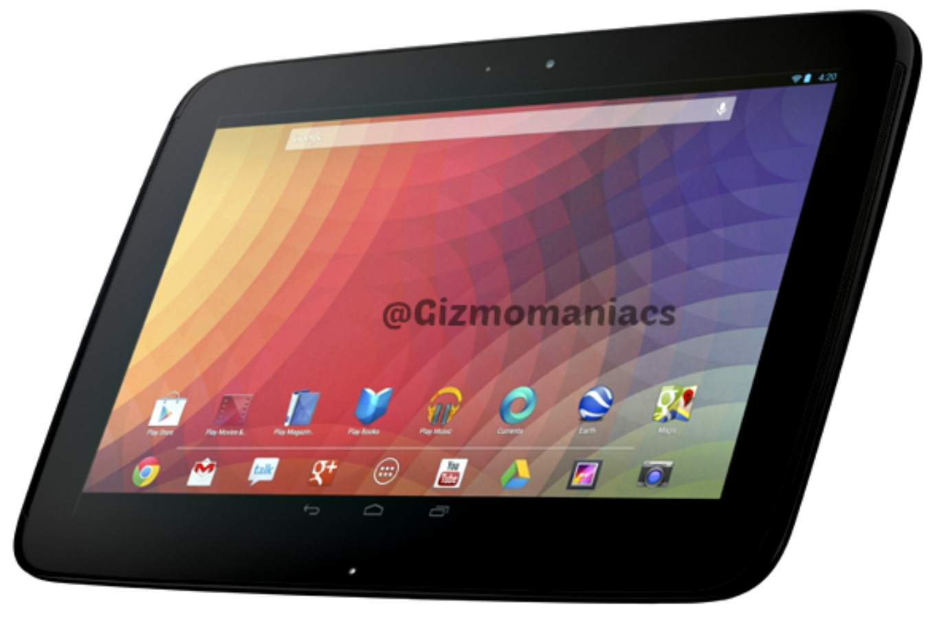 Nexus 10 Next Generation Tablet GizmoManiacs