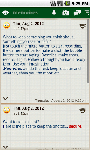 mini diary app samsung