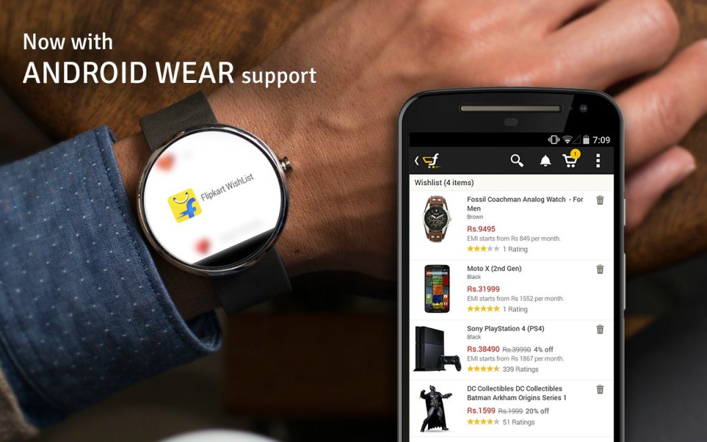 Flipkart android wear App