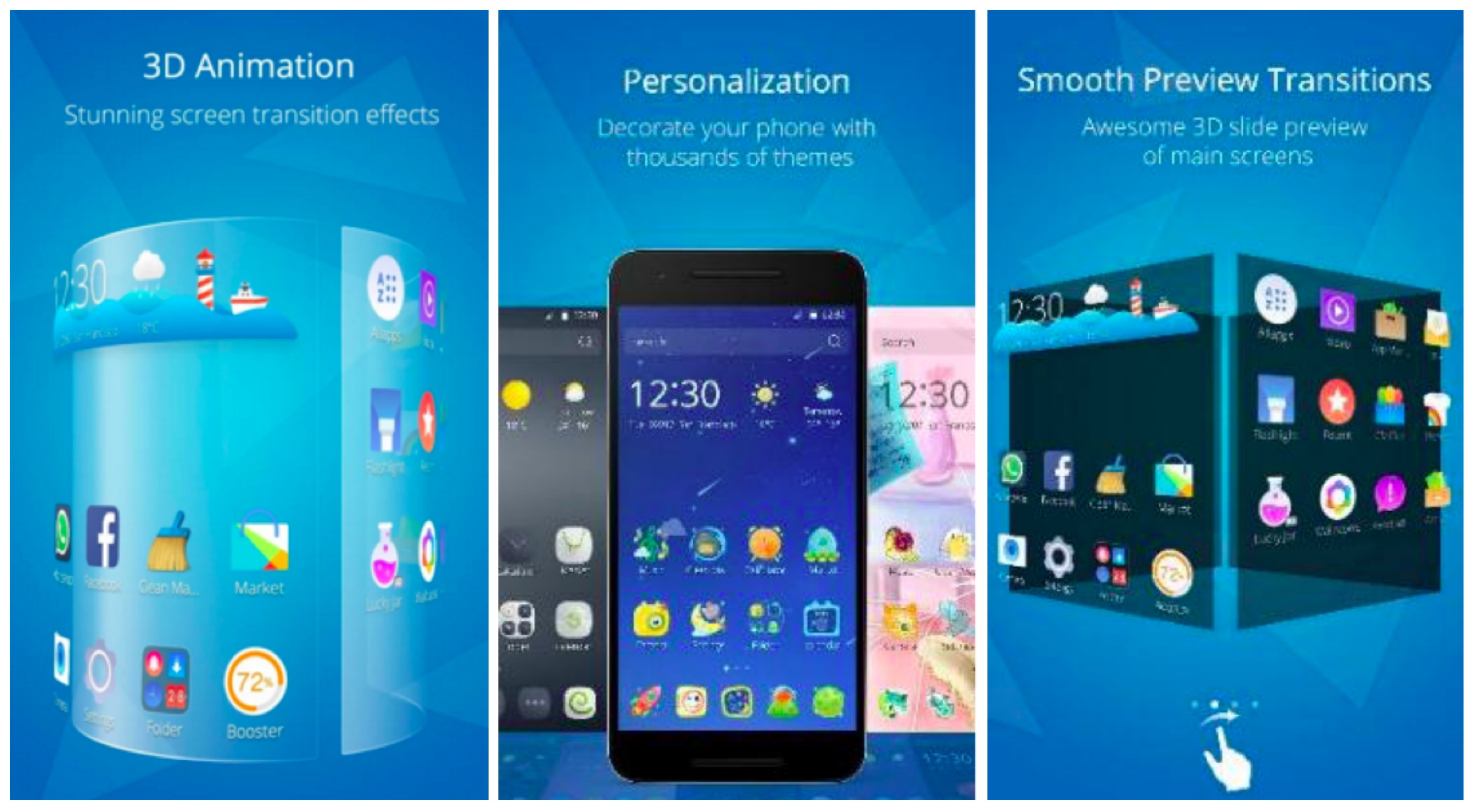 CM Launcher 3D offers more than just a new look for your ...