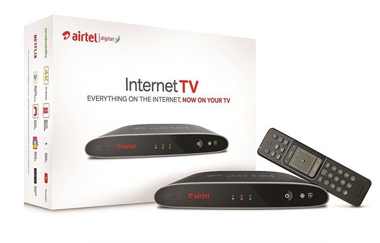 Airtel brings Internet TV Hybrid DTH and 4K Android TV box in India