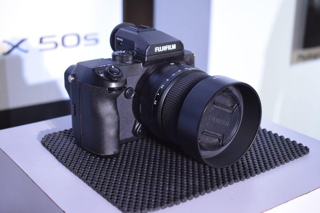 The new medium format mirrorless camera Fujifilm GFX 50s launched in