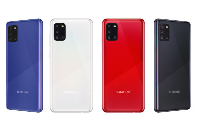 samsung a31 screen size in inches